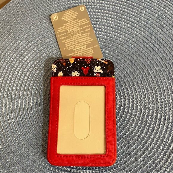 Disney Parks Mickey Mouse Food Icons Card Wallet NWT - Picture 4 of 7
